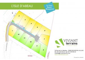 Terrain Morestel - Terrain Isère 38 - Lisle dabeau le clos henri becquerel plan de situation