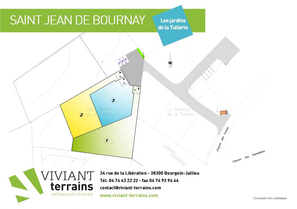 Terrain la Côte-Saint-André à vendre (plan terrain constructible)