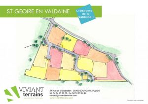 Terrain Voiron à vendre (prix m2 viabilisé constructible à bâtir) - plan de masse