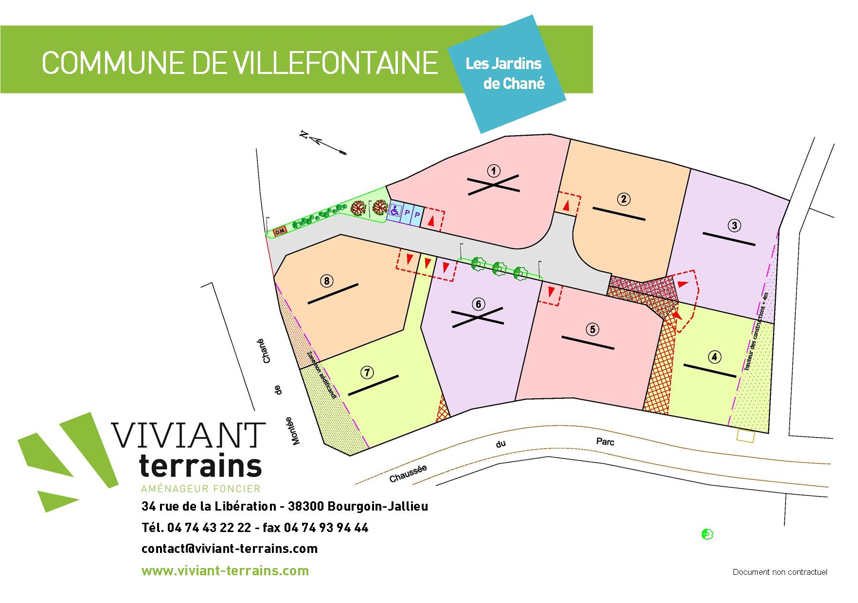 Terrain Charvieu Chavagnieux à Villefontaine Chané Viviant Terrains terrains à bâtir Isère 38 0617