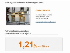 credit immobilier isere bourgoin 38 viviant terrains meilleut taux 1118 1