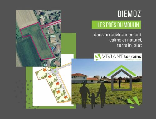 Diémoz – Les Prés du Moulin – Grands terrains plats à 40 min de Lyon
