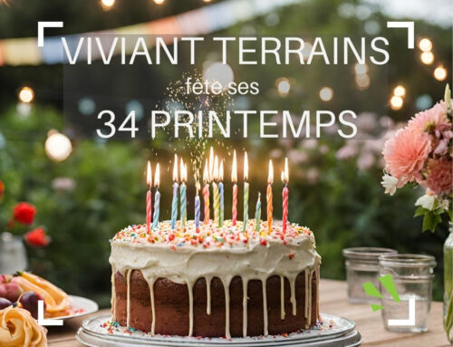 VIVIANT TERRAINS fête son anniversaire le 2 avril !