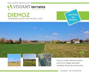 terrain diemoz - terrain a batir - isere 38 - viviant terrains