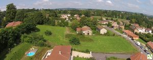terrain serezin de la tour_terrain a batir_bourgoin jallieu_4 lots village_viviant terrains_vue aerienne 2
