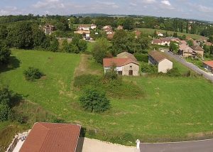 terrain serezin de la tour_terrain a batir_bourgoin jallieu_4 lots village_viviant terrains_vue aerienne 3