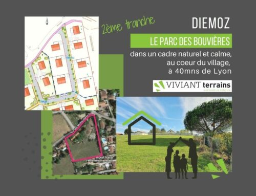 Diémoz – Le Parc des Bouvières – 2ème tranche à 40 min de Lyon