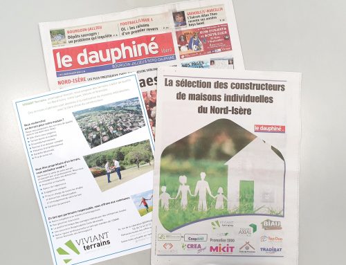 VIVIANT Terrains est dans le supplément immobilier du Dauphiné Libéré