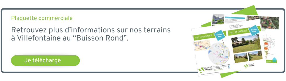 terrain Villefontaine - terrain isère - viviant terrains - plaquette commerciale
