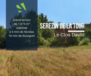 terrain a batir -viviant terrains - serezin de la tour - echos du dindons 2024 - 2