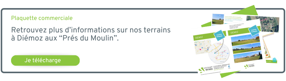 terrain Diémoz - terrain isère - Prés du Moulin - viviant terrains