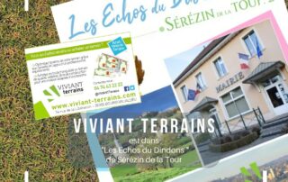 terrain a batir -viviant terrains - serezin de la tour - echos du dindons 2025