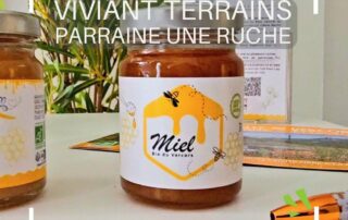 Pot de miel parrainage abeilles 2025 – VT, Bourgoin-Jallieu, Isère