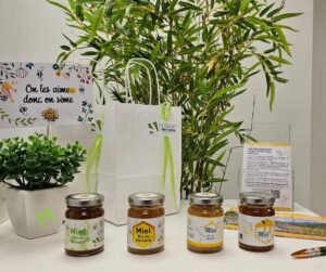 Pot de miel parrainage abeilles VT – Bourgoin-Jallieu, Isère