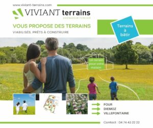 terrain a batir 38 - viviant terrains - Four - Villefontaine - Diemoz