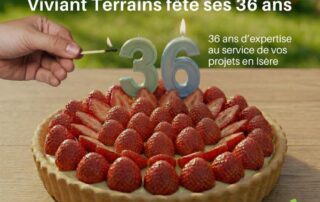 Viviant terrains aménageur foncier en isère - fête ses 36 ans