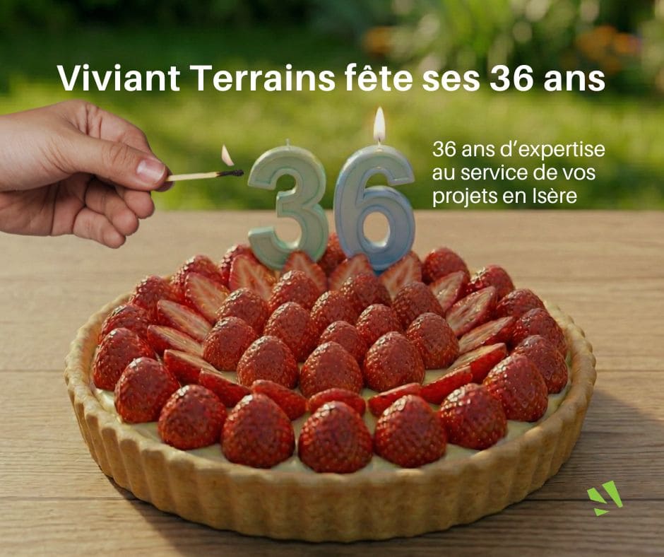 Viviant terrains aménageur foncier en isère - fête ses 36 ans
