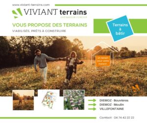 terrain a batir 38 - Diémoz - Villefontaine - avec viviant terrains - Aménageur Foncier