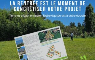 terrain à bâtir en nord isère, libre de construction, viabilisés avec Viviant Terrains