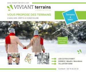 Viviant Terrains vous propose des terrains à bâtir à Villefontaine, Diémoz, au Côtes d'Arey en Nord Isère