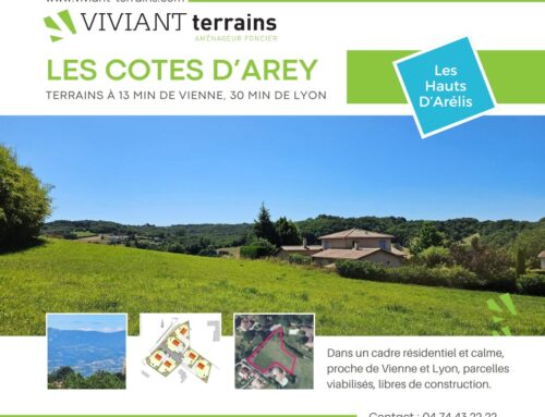 Les Côtes d&rsquo;Arey – Terrains à bâtir proche de Vienne