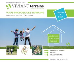 terrains à bâtir en isère à Villefontaine, Diémoz, Les Côtes d'Arey par viviant terrains