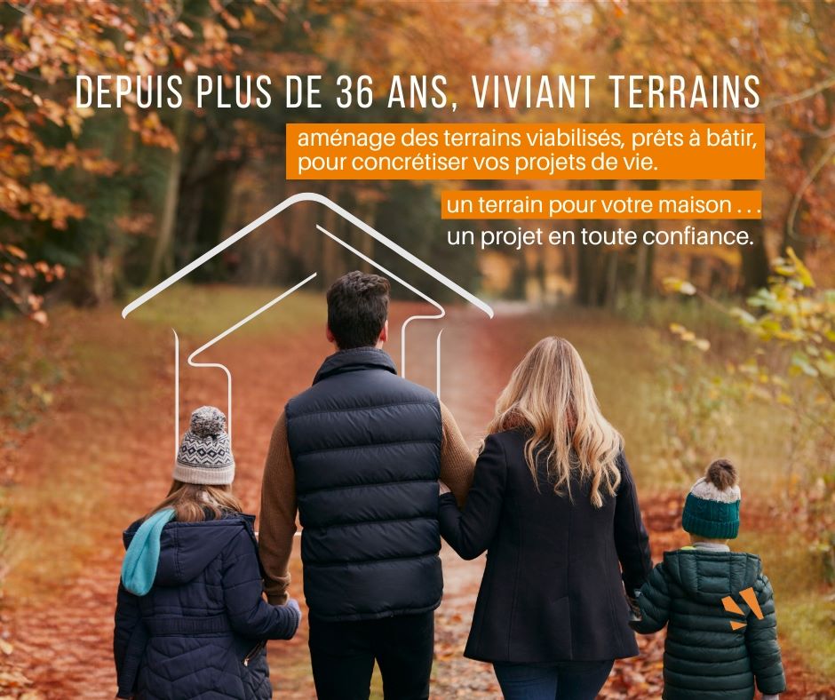Viviant Terrains aménage des terrains prêts à bâtir en Isère